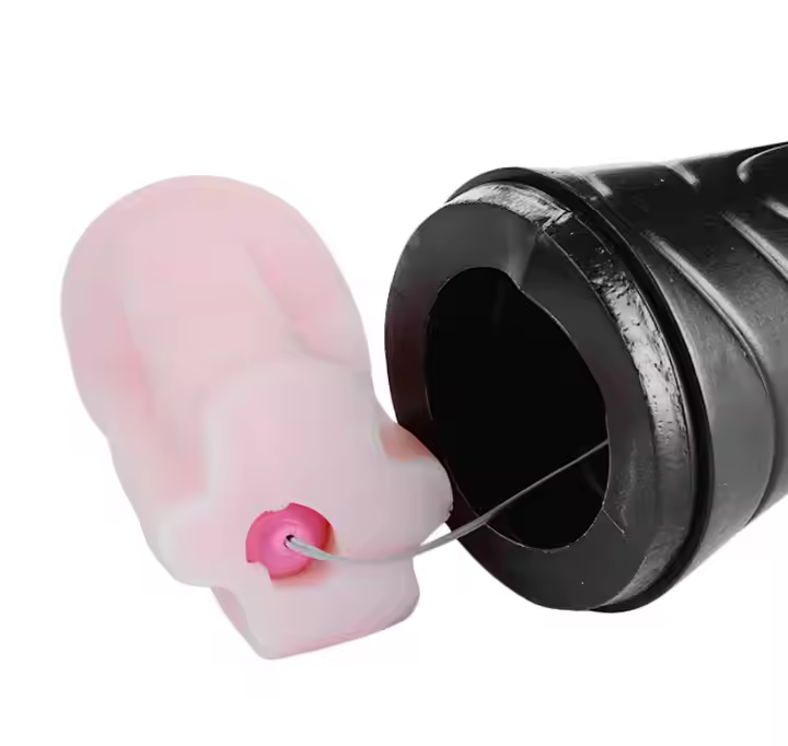 Battery-Powered Vibrating Masturbator with 7 Rotational Modes