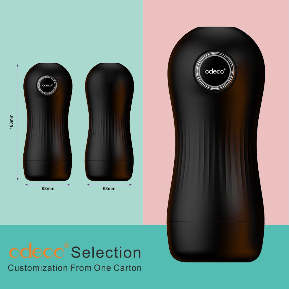 Manual Pressure-Control Masturbation Cup with Realistic Texture