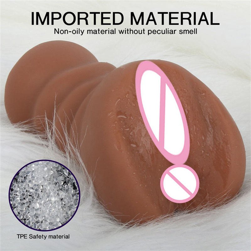 Dual-Channel 3D Textured Masturbator with Realistic Vaginal and Anal Openings