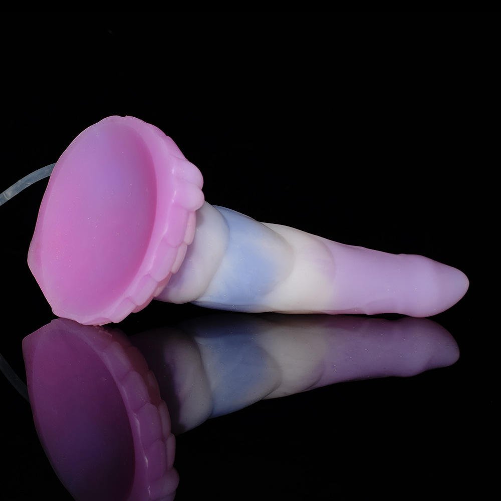 Squirting Gradient Silicone Dildo for Women
