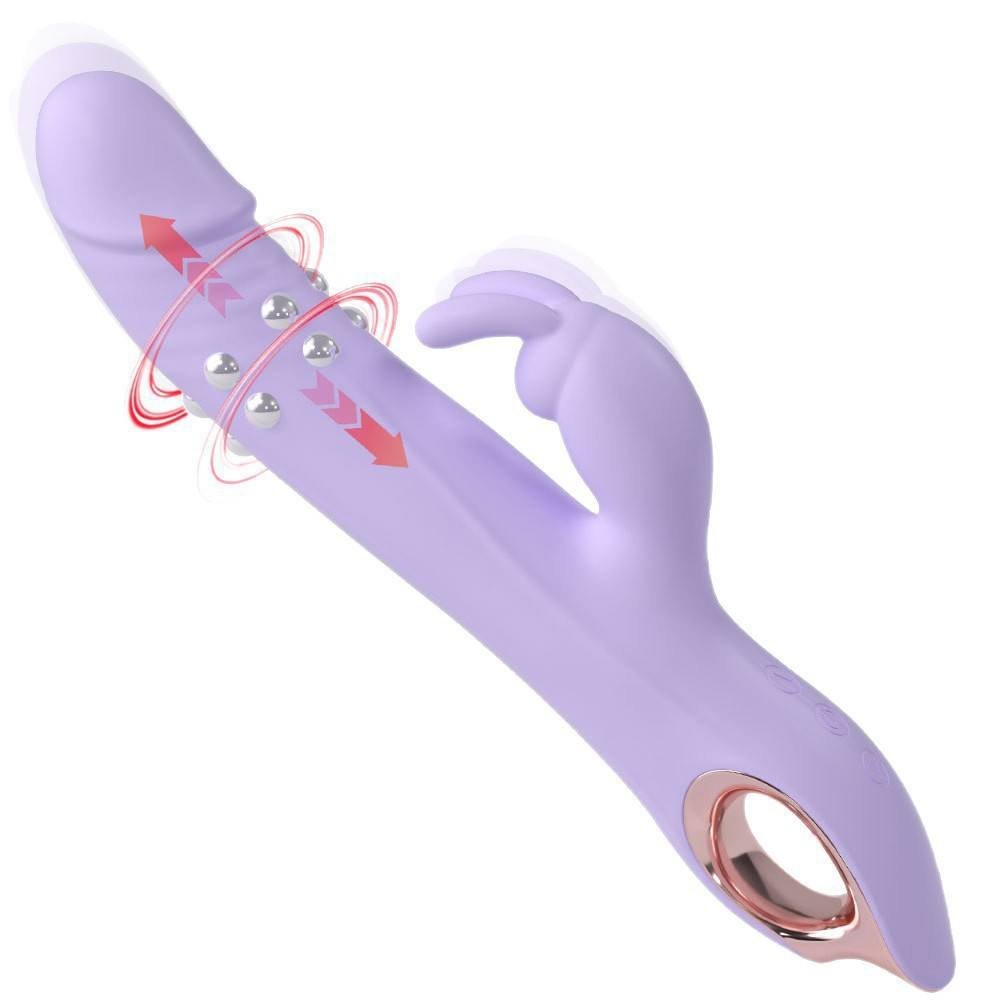 Automatic Thrusting Peristaltic Beads Dildo for Women