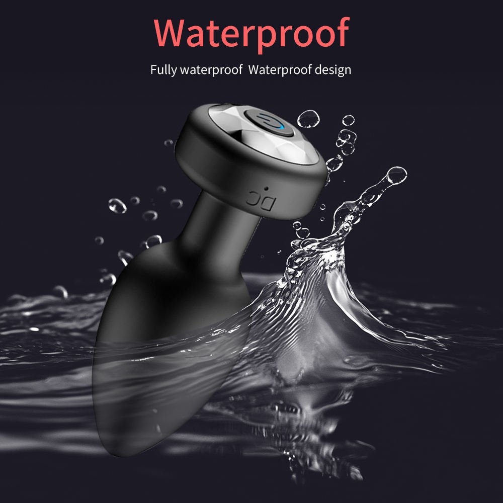 App-Controlled Discreet Anal Plug with 9 Modes and Real Touch Feel