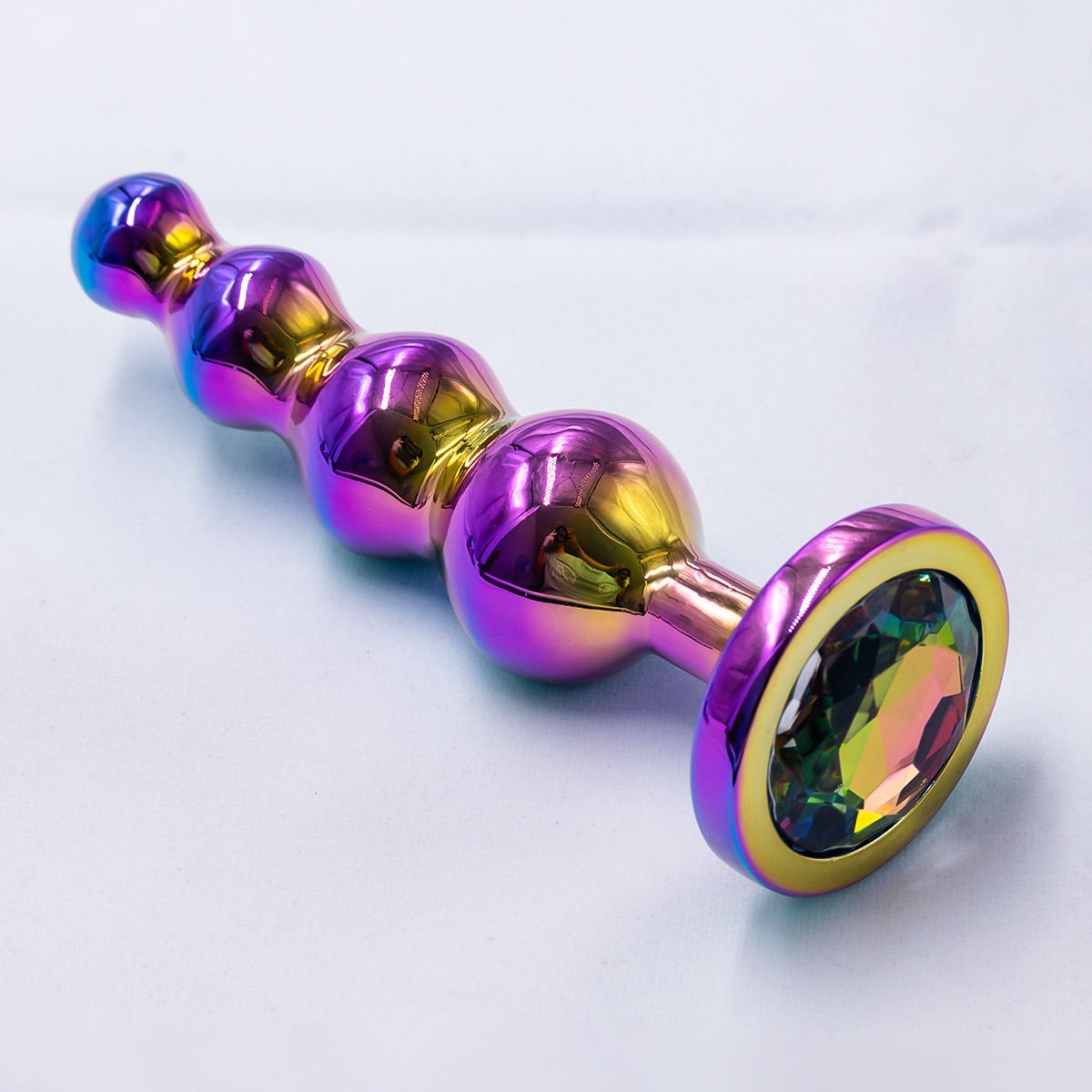 Diamond-Shaped Silicone Anal Plug Prostate and G-Spot Massager