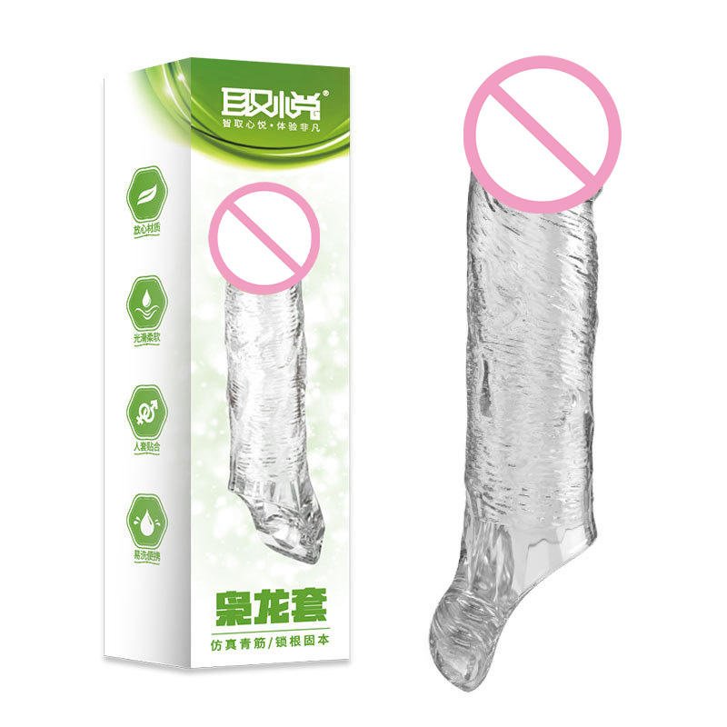 Wolf Teeth Thorns Crystal Condom - Lengthened Thickened Ultrathin Sleeve for Men - Image 5