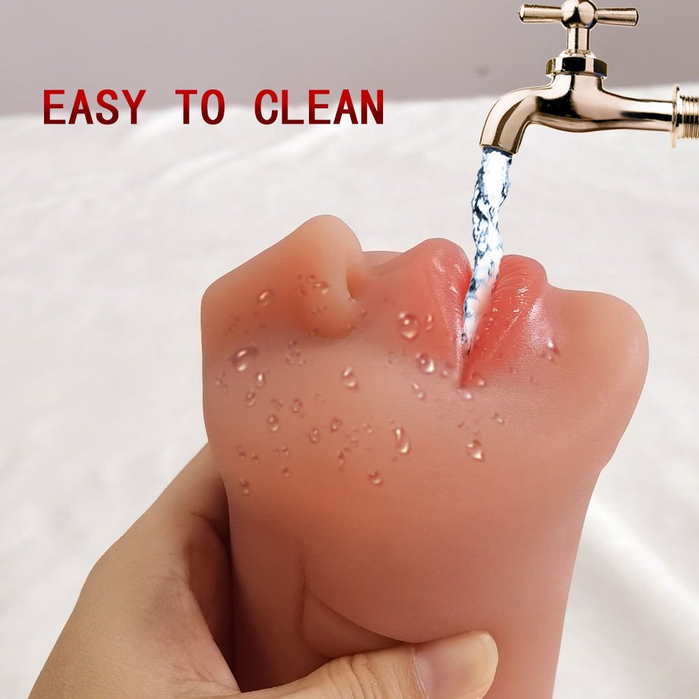 Double-Ended Dual-Channel Realistic Masturbator