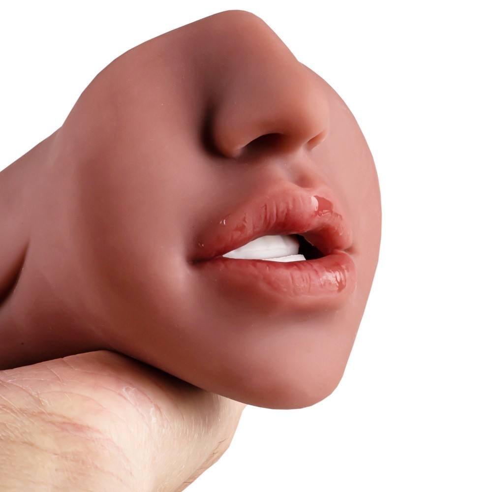 3-in-1 Realistic Double-Headed Masturbator with Deep Throat Texture