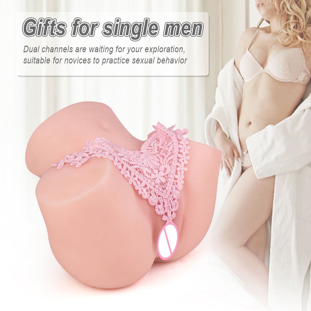 Double-Channel Mini Silicone Masturbator with Lifelike Curves