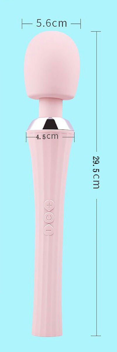Cordless Quiet Wand Massager with G-Spot and Clitoral Stimulation