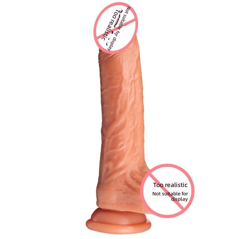 Heated Telescopic Large Dildo with Suction Cup Base
