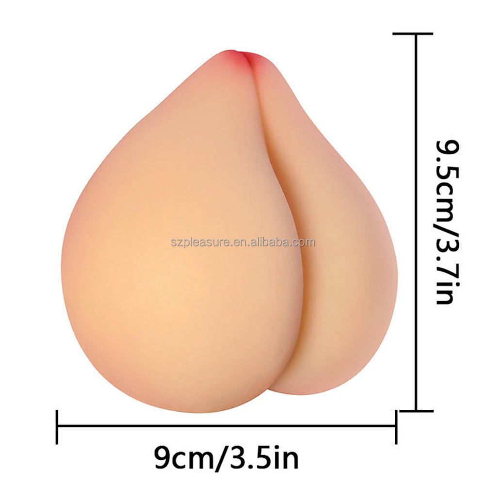 Peach-Shaped Mini Masturbator with Realistic Texture