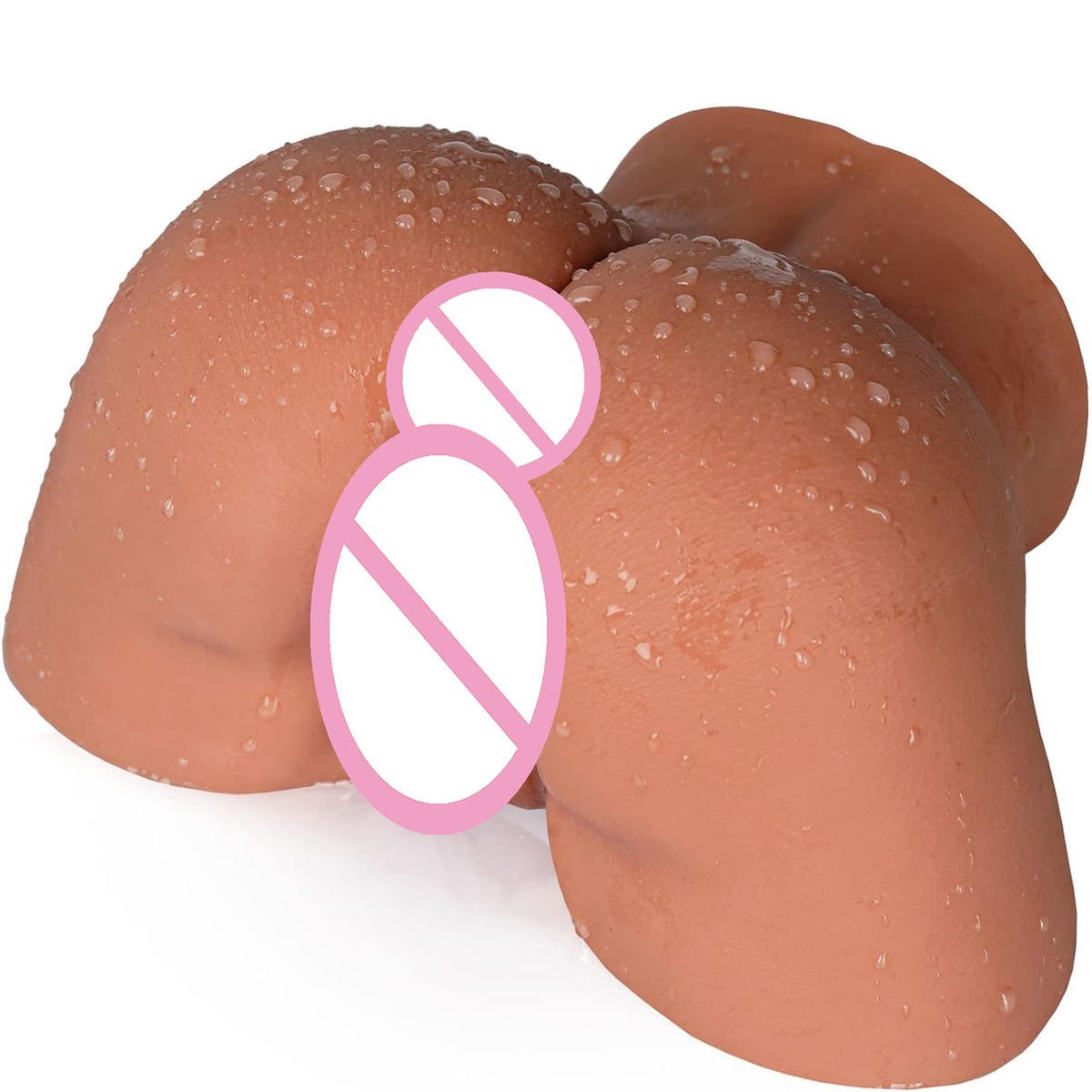 Vibrating 3D Realistic Butt and Vagina Masturbator with Voice Control