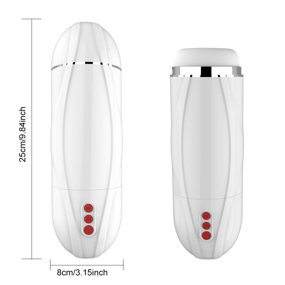 Hands-Free Quiet Sucking Masturbator with 10 Suction Modes