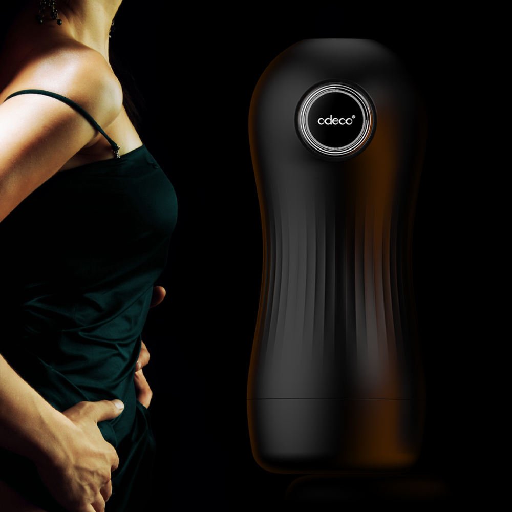 Manual Pressure-Control Masturbation Cup with Realistic Texture