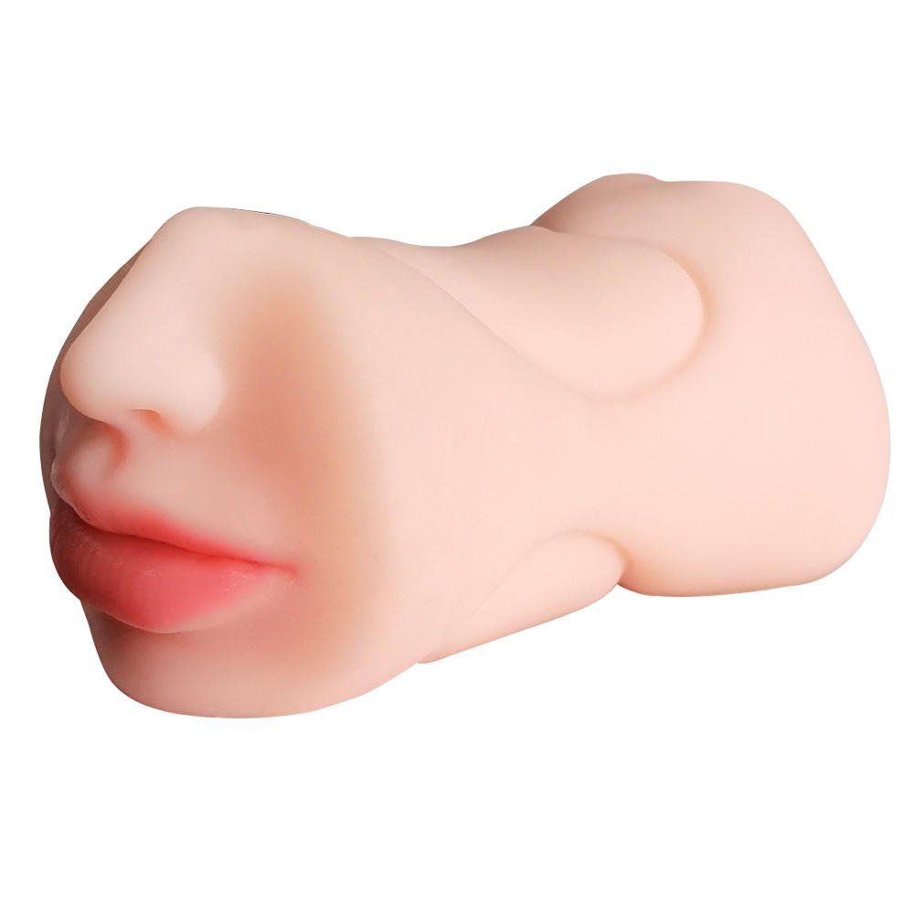 Soft 3 in 1 Male Masturbator Oral Mouth Pocket Pussy Realistic Vagina Toy Anal Channel Penis Masturbation Sex Toys for Men