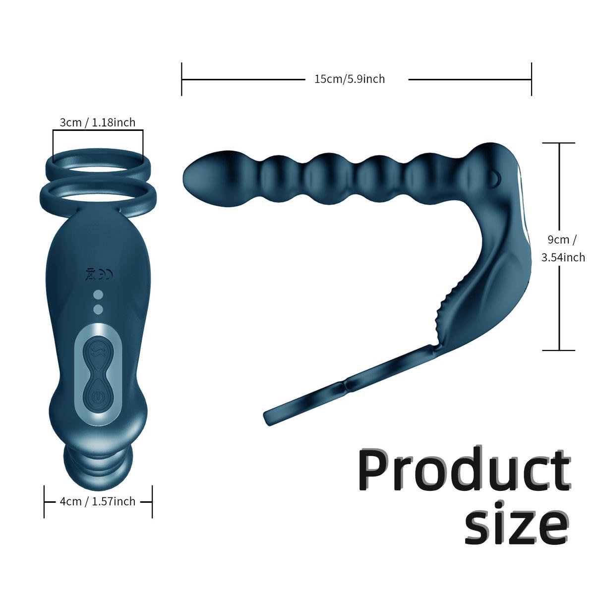 App-Controlled Anal Beads Vibrator