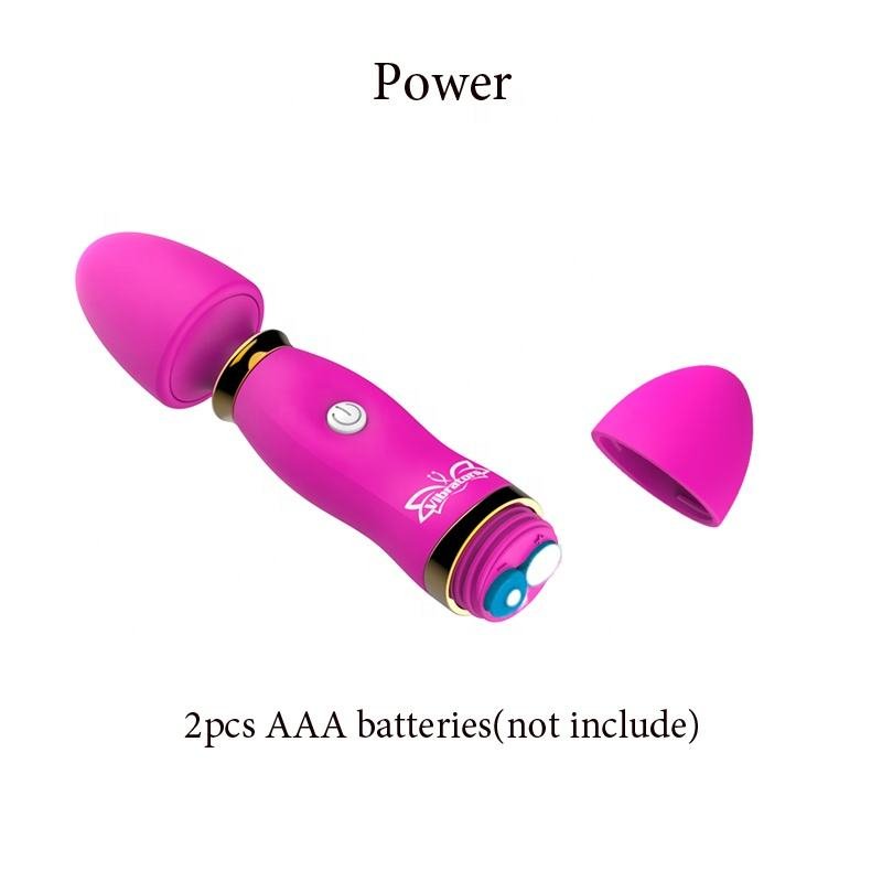 Battery-Powered Mini Vibrator for Nipple and Clitoral Stimulation